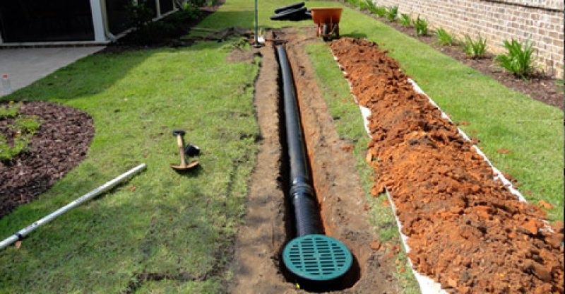 yard drain installation company orlando central florida